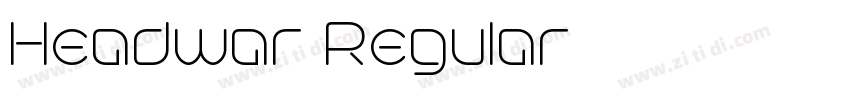 Headwar Regular字体转换